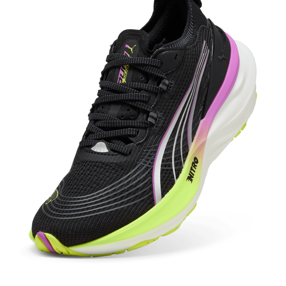 PUMA Shoes Puma Women's ForeverRun Nitro 2 Running Shoes in Puma Black/Pure Magneta SS25 - Up and Running