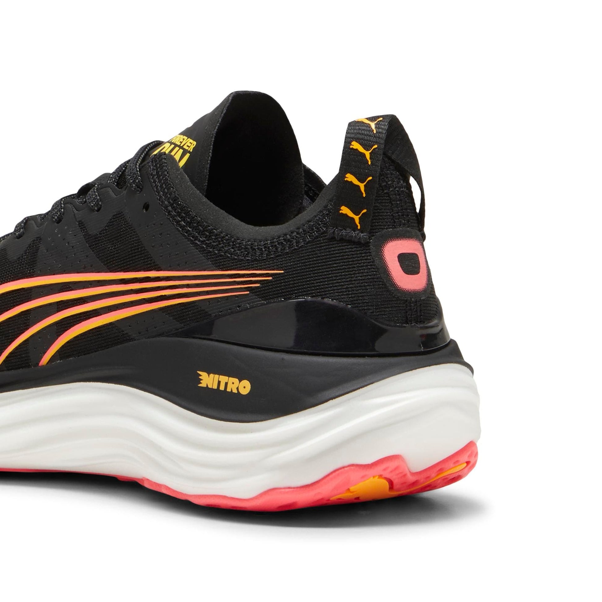 Puma Footwear Puma Women's ForeverRun NITRO - Black-Sun Stream-Sunset Glow AW24 - Up and Running