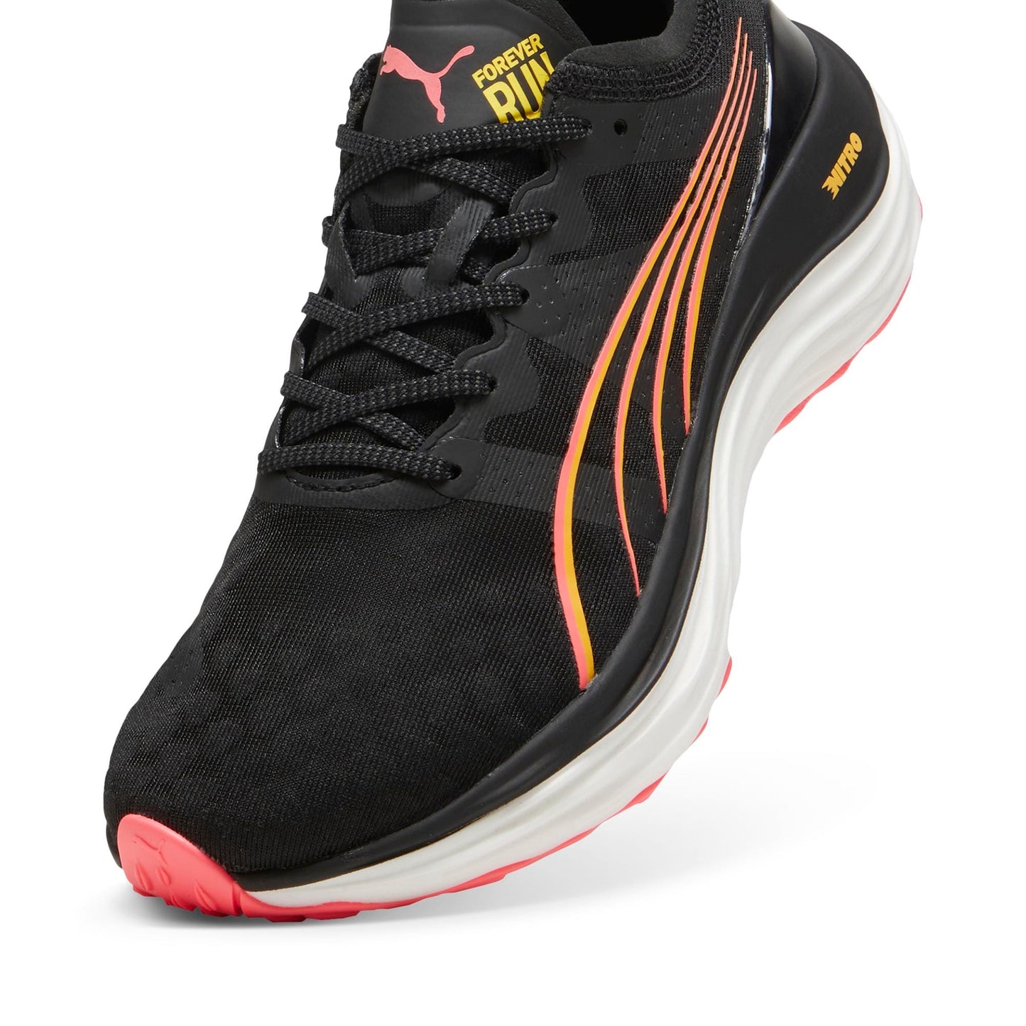 Puma Footwear Puma Women's ForeverRun NITRO - Black-Sun Stream-Sunset Glow AW24 - Up and Running