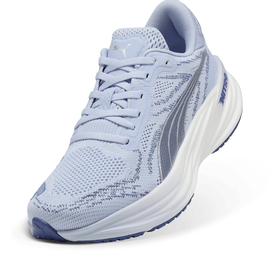PUMA Shoes Puma Women's Magnify Nitro 2 Running Shoes in Cool Weather/Blue Crystal SS25 - Up and Running