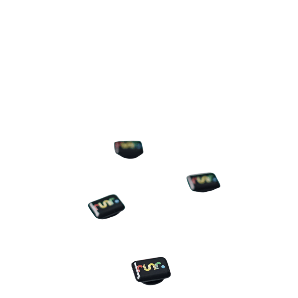 Runr Accessories Runr Race Number Magnets - 80's - Up and Running