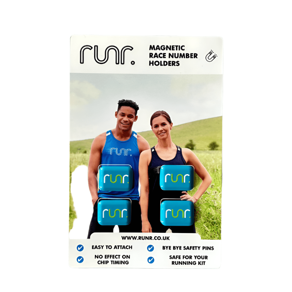 Runr Accessories Runr Race Number Magnets - Petrol Blue - Up and Running