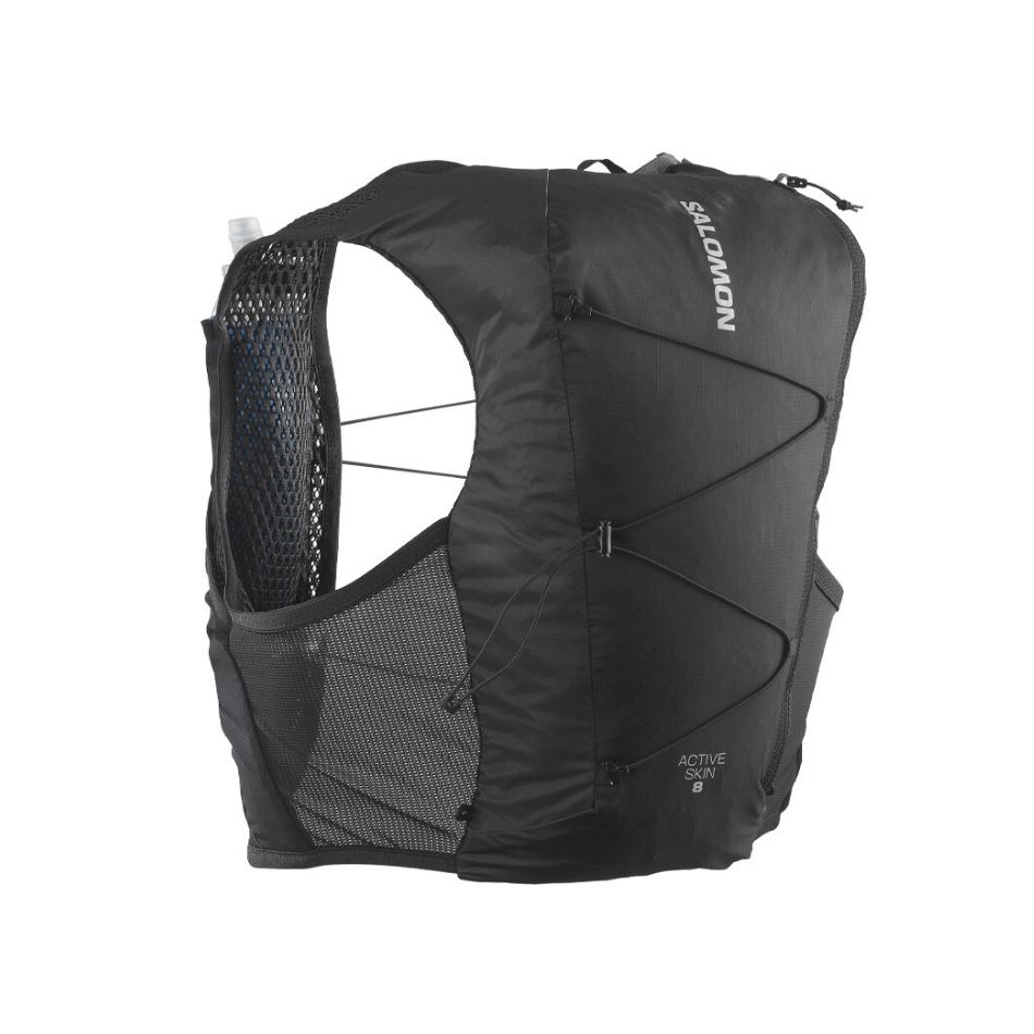Salomon Accessories Salomon ADV SKIN 5 Running Vest Pack with Flasks in Black - Up and Running