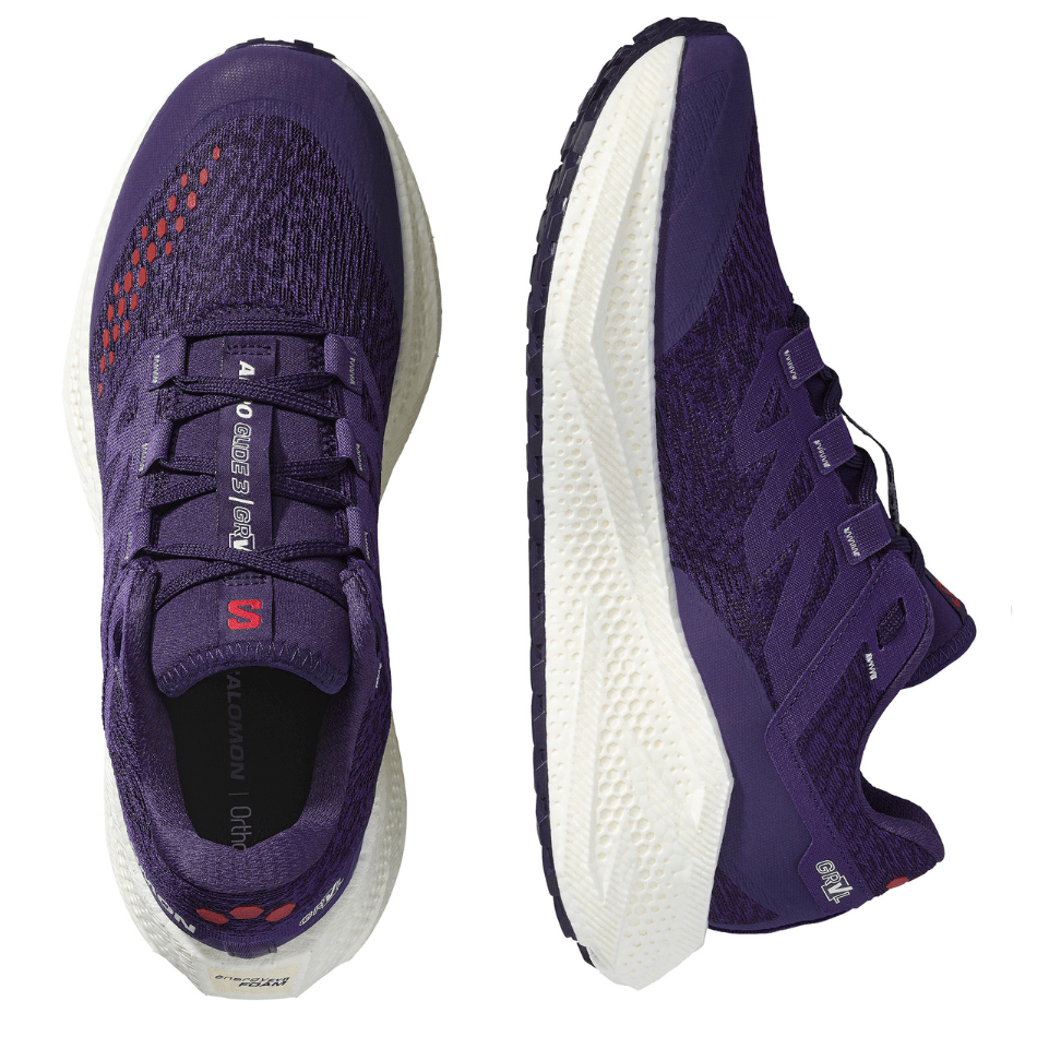 Salomon Shoes Salomon Men's Aeroglide 3 GRVL Running Shoes in Astral Aura/Vanilla Ice/Haute Red AW25 - Up and Running