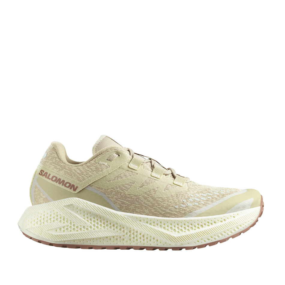 Salomon Shoes Salomon Men's Aeroglide 3 GRVL Running Shoes in Green Haze/Vanilla Ice/Russet SS25 - Up and Running