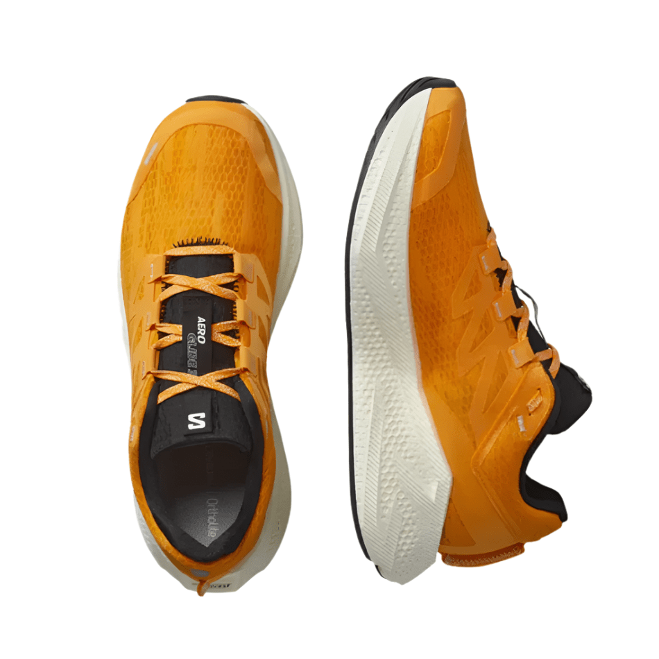 Salomon Shoes Salomon Men's Aeroglide 3 Running Shoes in Tumeric/White/Black SS25 - Up and Running