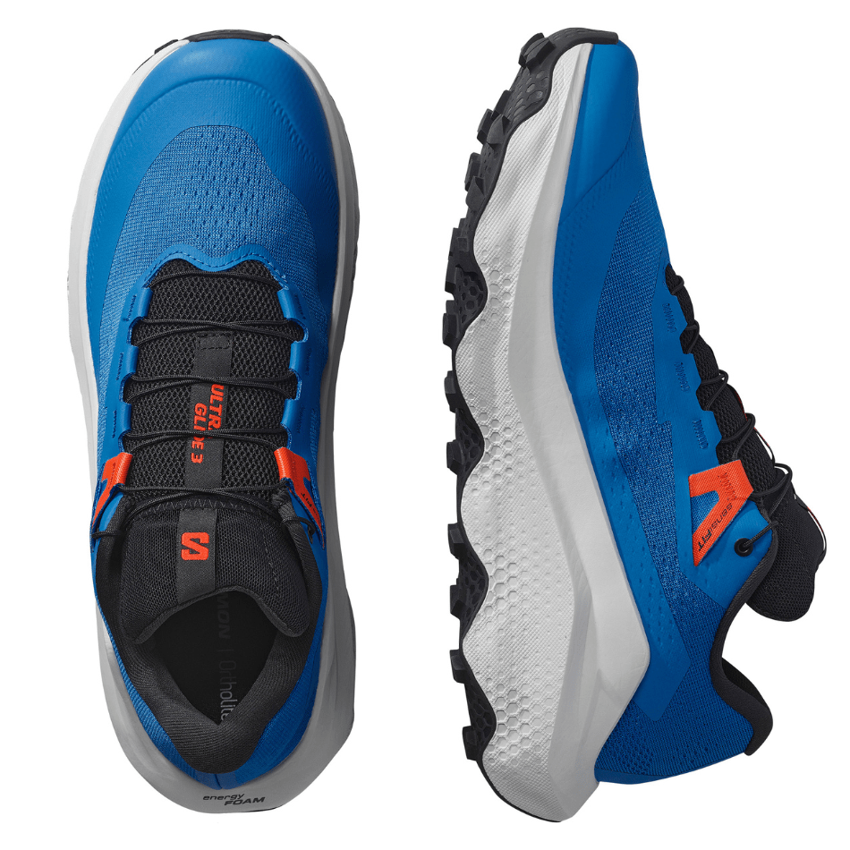 Salomon Shoes Salomon Men's Ultra Glide 3 Running Shoes in French Blue/Lunar Rock/Sharp Green SS25 - Up and Running