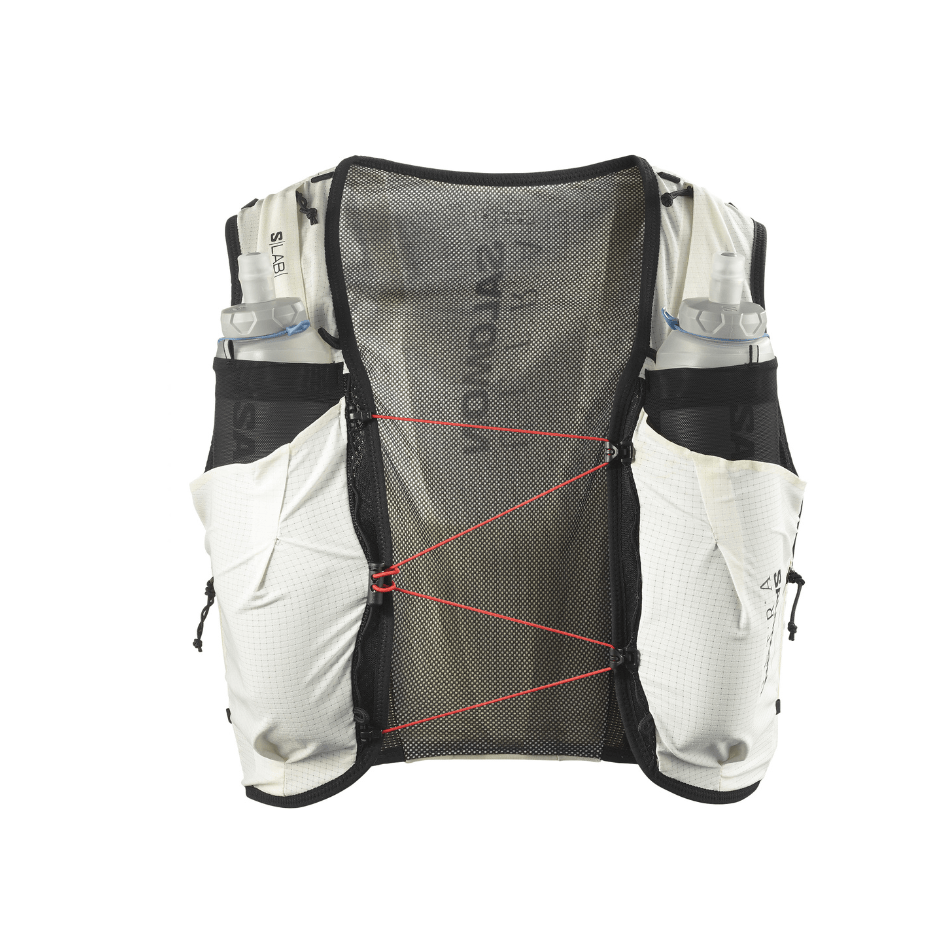 Salomon Accessories Salomon Unisex S/LAB Ultra 10 Running Vest in Vanilla Ice/Black - Up and Running