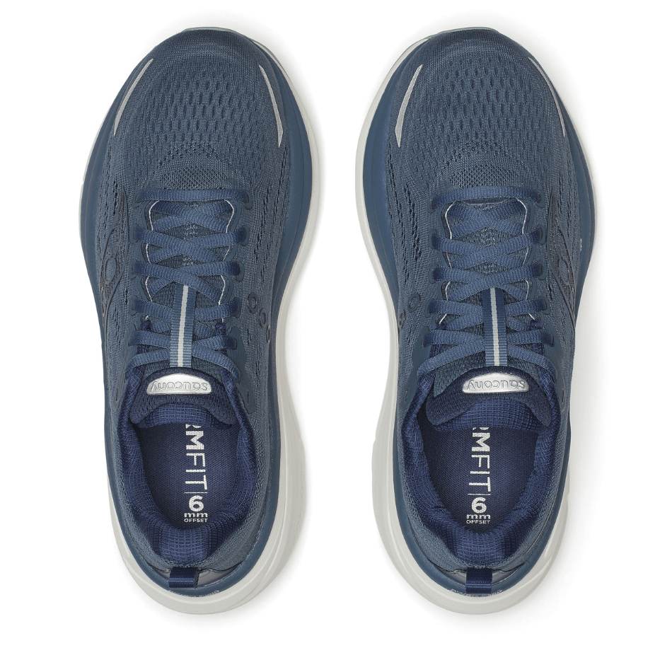 Saucony Shoes Saucony Men's Hurricane 25 Running Shoes in Dusk/Iceberg AW25 - Up and Running