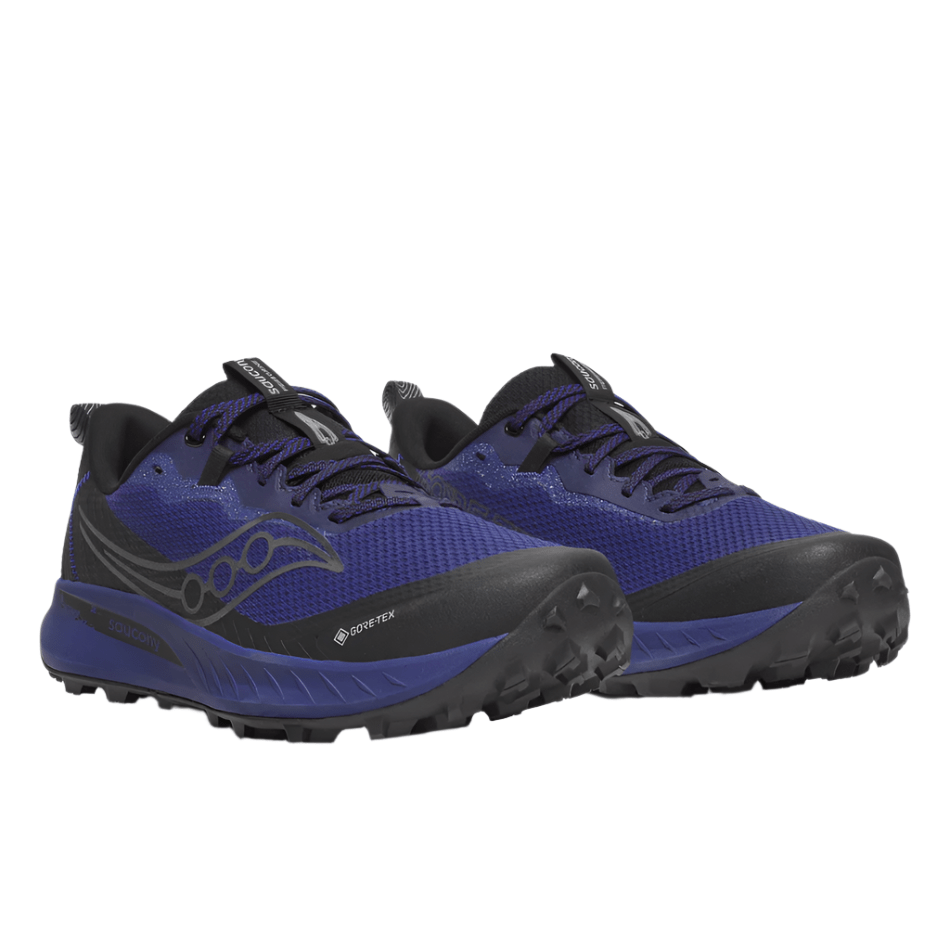 Saucony Shoes Saucony Men's Peregrine 15 GTX Trail Running Shoes in Regal/Black AW25 - Up and Running