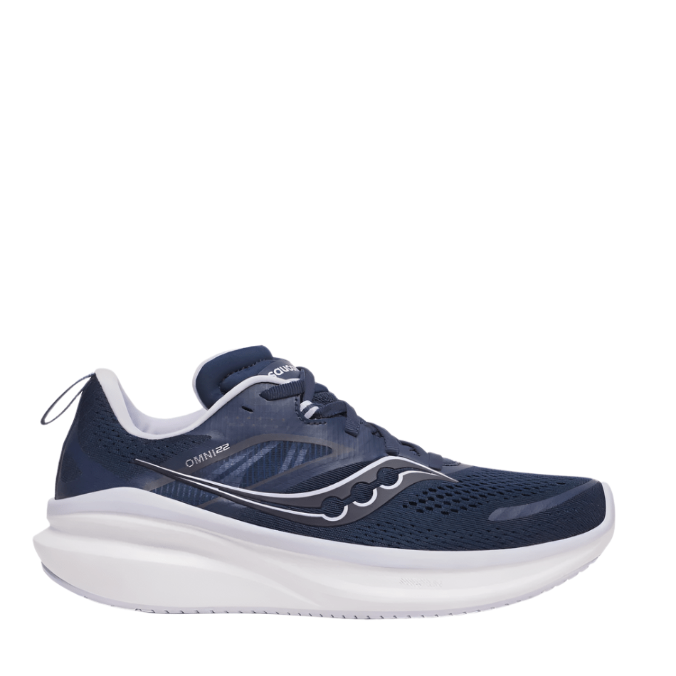 Saucony Shoes Saucony Women's Omni 22 Running Shoes in Navy/Aster AW25 - Up and Running