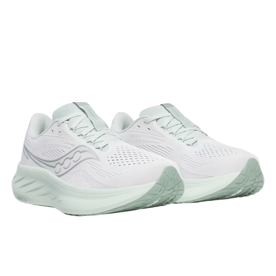Saucony Shoes Saucony Women's Ride 18 Running Shoes in Fog/Mist AW25 - Up and Running