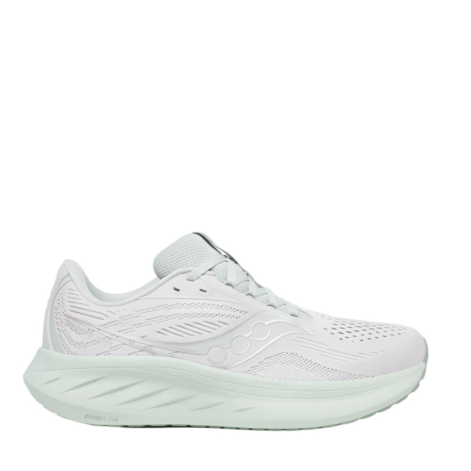 Saucony Shoes Saucony Women's Ride 18 Running Shoes in Fog/Mist AW25 - Up and Running