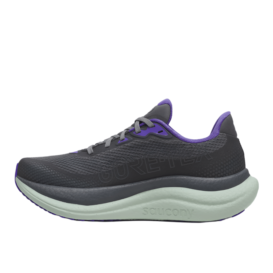 Saucony Shoes Saucony Women's Triumph 23 GTX Running Shoes in Shadow/Aloe AW25 - Up and Running