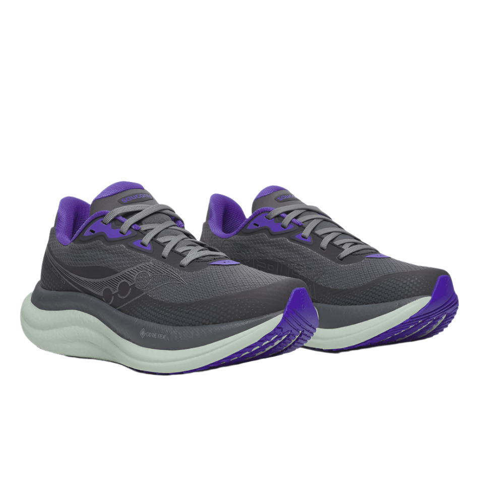Saucony Shoes Saucony Women's Triumph 23 GTX Running Shoes in Shadow/Aloe AW25 - Up and Running